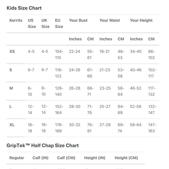 Kerrits Girls Performance Knee Patch Riding Tight Breeches Size S Horsing Around - Picture 11 of 11